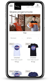 Bertus Mode webshop mobile